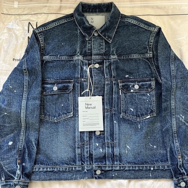 独創的 new manual 藤原裕 JACKET T-BACK 2ND LV #006 Gジャン/デニム 独創的 new manual 藤原裕 JACKET T-BACK 2ND LV #006 Gジャン/デニム