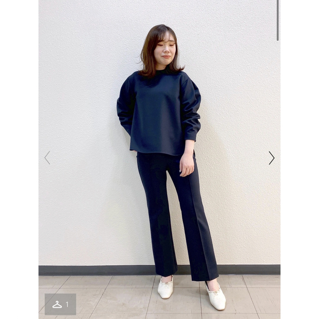 未使用 セオリーリュクス パンツ Frost Stretch Lou 紺 42