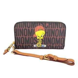 モスキーノ(MOSCHINO)のモスキーノ MOSCHINO トゥイ―ティーロゴ 長財布 長財布 レデ【中古】(財布)