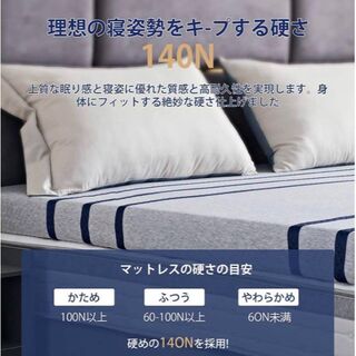 ホテル マットレス 高級 抗菌 防ダニ 快眠 高耐久 コンパクト 収納(シングルベッド)