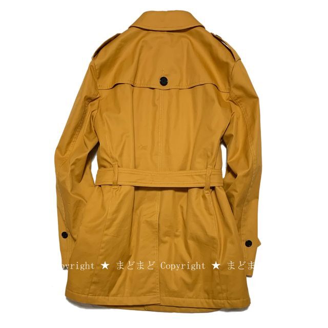 BURBERRY BLACK LABEL(バーバリーブラックレーベル)のバーバリーブラックレーベル 中綿 キルティング ステンカラー コート L 黄色 メンズのジャケット/アウター(トレンチコート)の商品写真