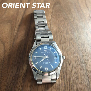 ORIENT - 【Orient Star】廃盤　ブルー　アラビアインデックス　ドーム風防