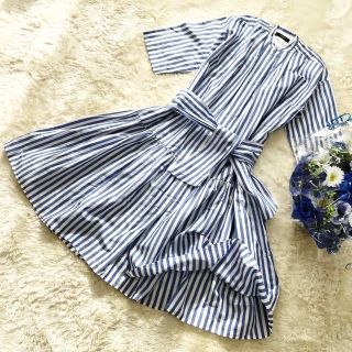 S Max Mara - 極美品 Maxmará マックスマーラ ワンピース ボーダー