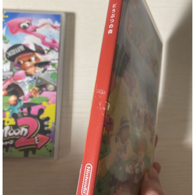 Nintendo Switch(ニンテンドースイッチ)のSwitch スプラトゥーン2 と　あつまれどうぶつの森　セット エンタメ/ホビーのゲームソフト/ゲーム機本体(家庭用ゲームソフト)の商品写真