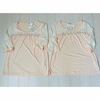 アクシーズファム(axes femme)の新品❗️可愛い　アクシーズファム　おそろい2着セット(カットソー(長袖/七分))