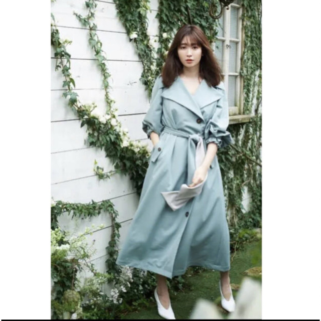 サイズ展開herlipto Belted Dress Trench Coat