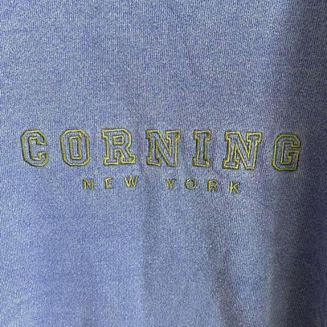 USA製　スウェット　刺繍ロゴ　Corning New York ストリート 6