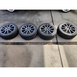 グッドイヤー(Goodyear)の１７インチ、スタッドレスタイヤホイール4本セット(タイヤ・ホイールセット)