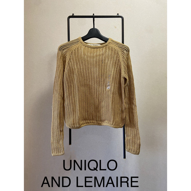 UNIQLO(ユニクロ)のUNIQLO ルメール  スーピマコットン メッシュ クルーネックセーター 新品 レディースのトップス(ニット/セーター)の商品写真