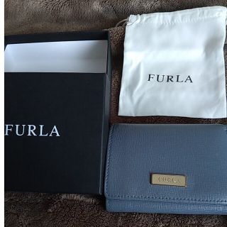 フルラ(Furla)のＦＵＲＬＡ　ミニサイフ　くすみブルー(財布)