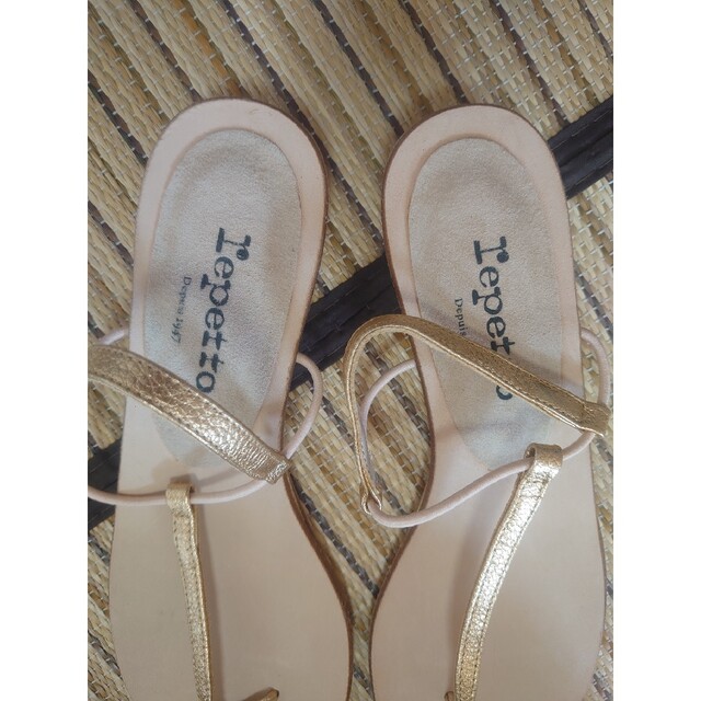 repetto - 未使用 レペット Repetto トングサンダル ウエッジ 37 23.3