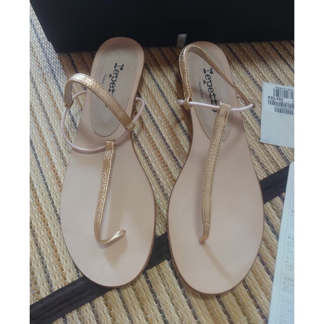 repetto - 未使用 レペット Repetto トングサンダル ウエッジ 37 23.3