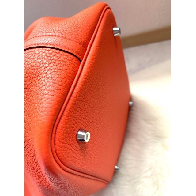 エルメス　HERMES ピコタンロック　MM エクラ　オレンジポピー