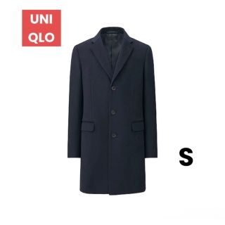 【UNIQLO＋J】名作即完カシミヤブレンドオーバーサイズチェスターコートS美品