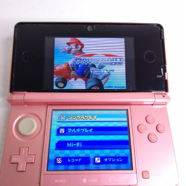 ニンテンドー3DS - Nintendo ニンテンドー3DS ミスティピンク 画面極美