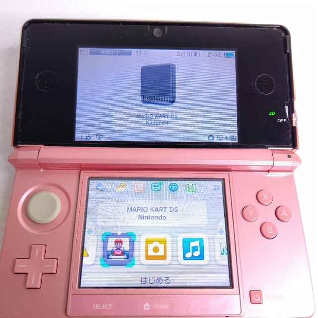 ニンテンドー3DS - Nintendo ニンテンドー3DS ミスティピンク 画面極美