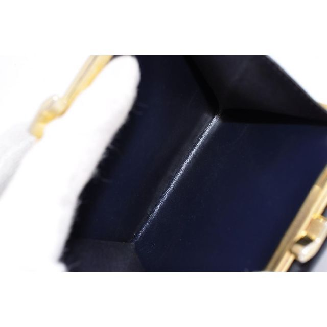 Cartier - Cartier カルティエ 財布 がま口 サファイアライン ネイビー