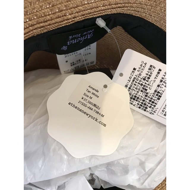 新品未使用タグ付き♡アシーナニューヨーク アマンダ tan ホワイト M