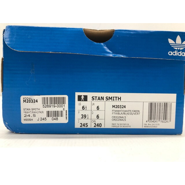 adidas(アディダス)のadidas(アディダス) M30234 STAN SMITH スタンスミス スニーカー レディース【中古】【007】 レディースの靴/シューズ(スニーカー)の商品写真