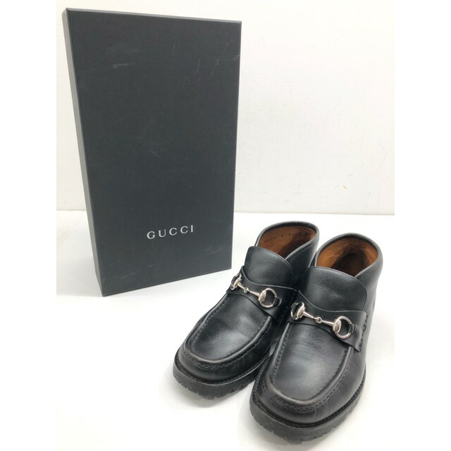 Gucci - GUCCI(グッチ) 114 0067 ホースビット レザー チャッカ ブーツ