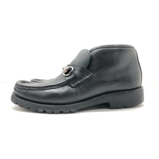 Gucci - GUCCI(グッチ) 114 0067 ホースビット レザー チャッカ ブーツ