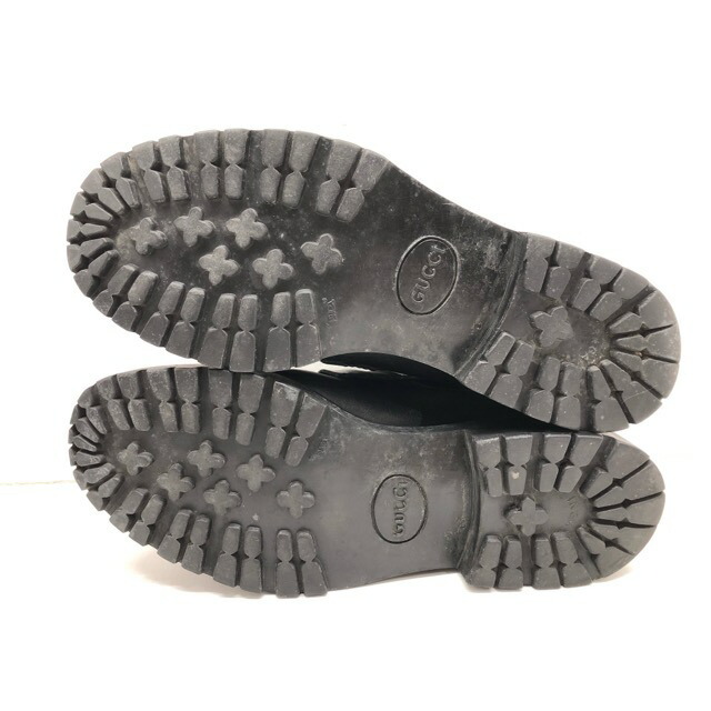 Gucci - GUCCI(グッチ) 114 0067 ホースビット レザー チャッカ ブーツ