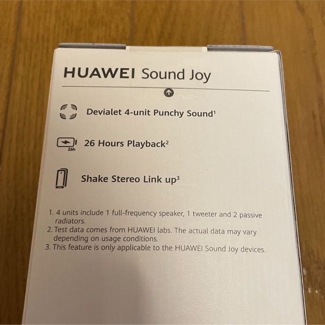 新品未開封 HUAWEI Sound Joy デビアレ監修 スピーカー 2台オーディオ機器