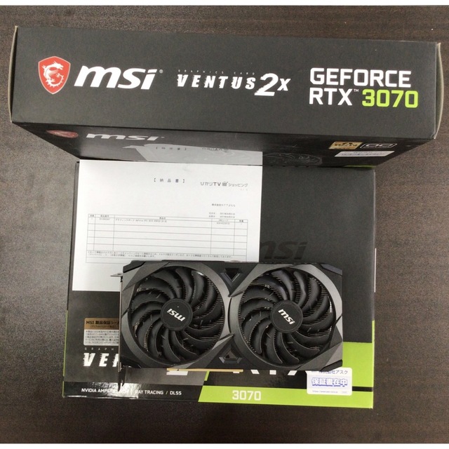 MSI GeForce RTX 3070 VENTUS 2X スマホ/家電/カメラのPC/タブレット(PCパーツ)の商品写真