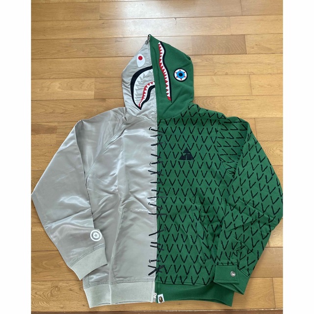 BAPE  AMBUSH シャーク　アリゲーターパーカー　L