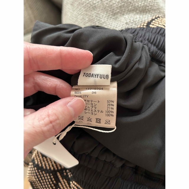 TODAYFUL - TODAYFUL Jacquard Leaf Roughpantsの通販 by まちゃん's