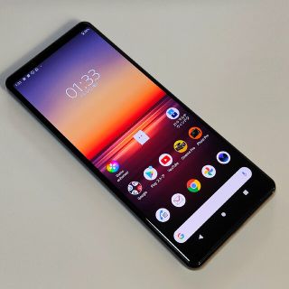 ソニー(SONY)のXperia 1 II 128 GB SIMフリー SO-51A ブラック(スマートフォン本体)