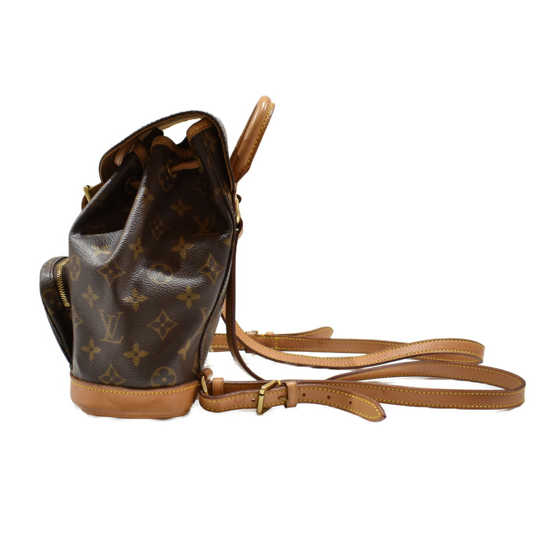 LOUIS VUITTON　ミニモンスリ　M51137　モノグラム　リュックサック　バックパック　レディース　メンズ　ユニセックス　シンプル　ギフト　プレゼント包装可　　松山久万ノ台店