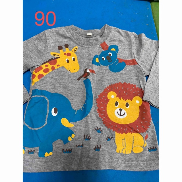 AEON(イオン)の動物長袖Tシャツ キッズ/ベビー/マタニティのキッズ服男の子用(90cm~)(Tシャツ/カットソー)の商品写真