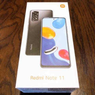 アンドロイド(ANDROID)のXiaomi Redmi Note 11 スターブルー　SIMフリー (スマートフォン本体)