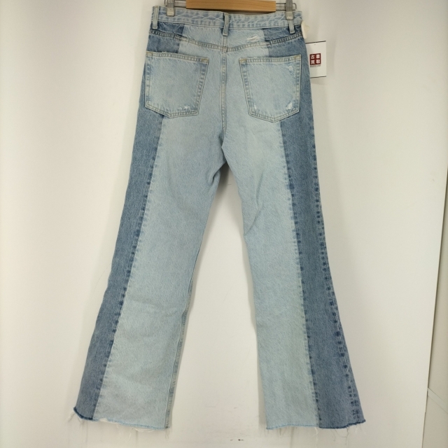 ZARA - ZARA(ザラ) フレアパッチワークデニムパンツ メンズ ZARA - ZARA(ザラ) フレアパッチワークデニムパンツ メンズ