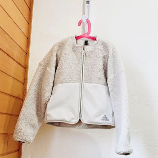 アディダス(adidas)の美品✨adidas アディダス　キッズ　ボア　ジャケット　140cm(その他)