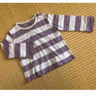 プチバトー(PETIT BATEAU)のプチバトー リバーシブル長袖ボーダー(Ｔシャツ)