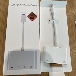 iPhone/iPad カードリーダー 4in1　SD USB 接続データ　転送(PC周辺機器)