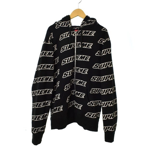 SUPREME 18SS Repeat Zip Up Hoodie パーカー S