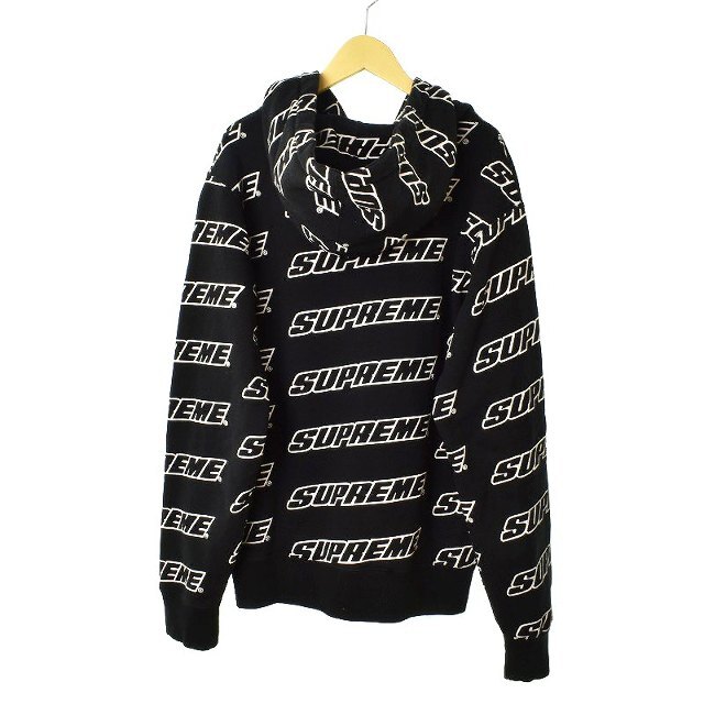 SUPREME 18SS Repeat Zip Up Hoodie パーカー S