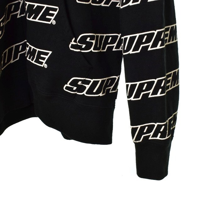 SUPREME 18SS Repeat Zip Up Hoodie パーカー S