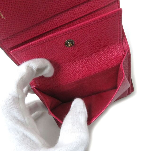 未使用品☆サルヴァトーレフェラガモ ガンチーニ金具 レザー 2つ折り
