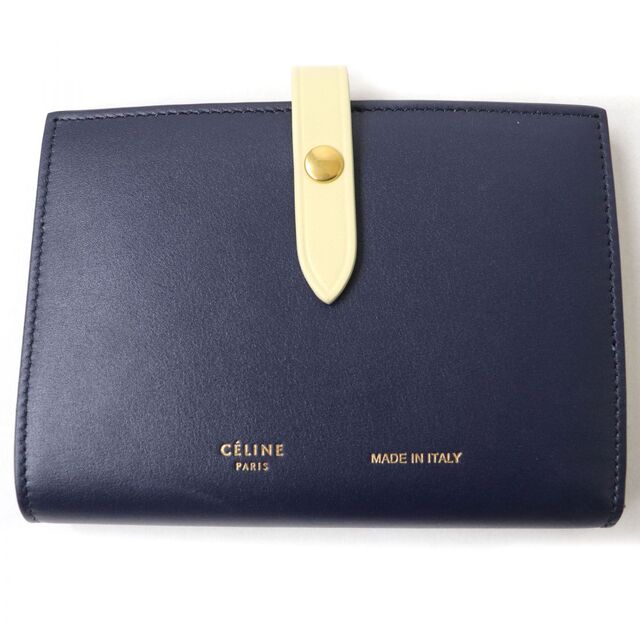 極美品☆CELINE セリーヌ 104813AD7 ミディアムストラップ 2つ折り
