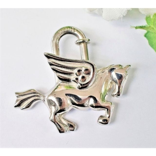 HERMES エルメス カデナ ペガサス チャーム ペンダントトップ 1993