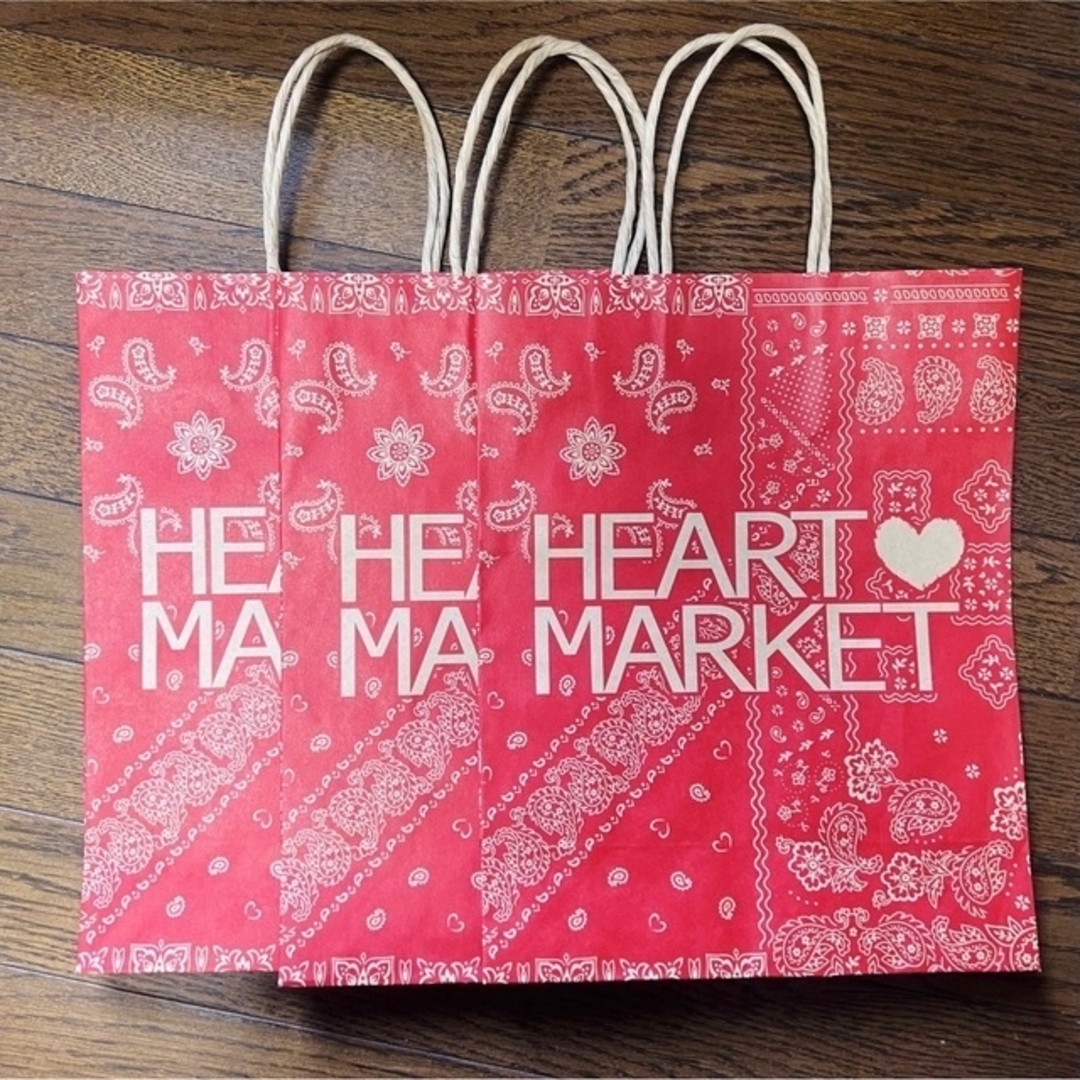 Heart Market(ハートマーケット)のはとま♡ ショッパー 5点 セット レディースのバッグ(ショップ袋)の商品写真