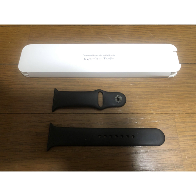 Apple Watch HERMES  ブラックスポーツバンド 42/44/45