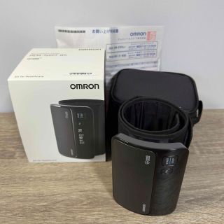 オムロン(OMRON)のオムロン　ブラック OMRON HEM-7600T-BK(その他)