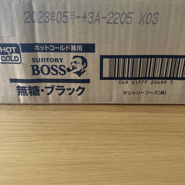 サントリー(サントリー)の缶コーヒー　サントリー　BOSS  無糖  ブラック 食品/飲料/酒の飲料(コーヒー)の商品写真