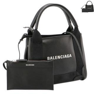 バレンシアガ(Balenciaga)のバレンシアガ BALENCIAGA トートバッグ ネイビー カバス XS レザー バッグ NAVY CABAS XS 2023年春夏新作 390346 D6WXN (ハンドバッグ)