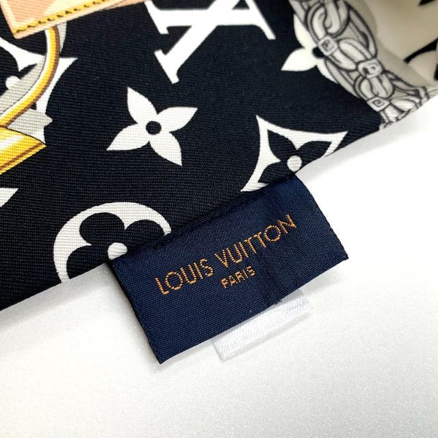 LOUIS VUITTON(ルイヴィトン)の6101 ヴィトン シルク バンドー・モノグラム コンフィデンシャル バンダナ レディースのファッション小物(バンダナ/スカーフ)の商品写真